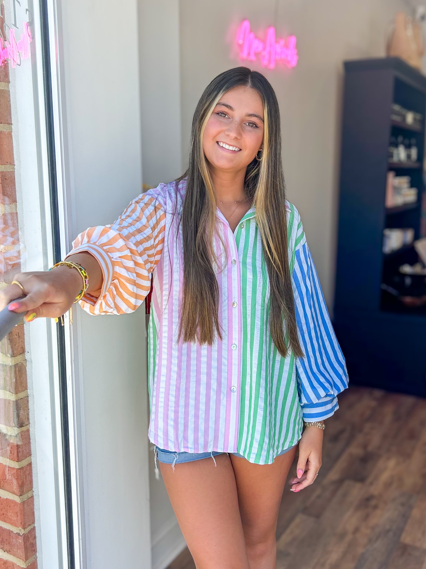 Harper Stripe Top