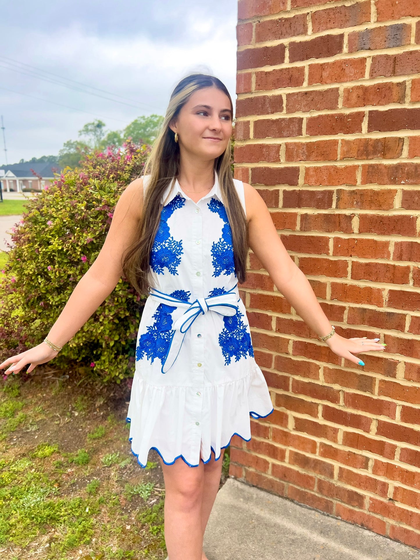 Riley Embroidered Dress
