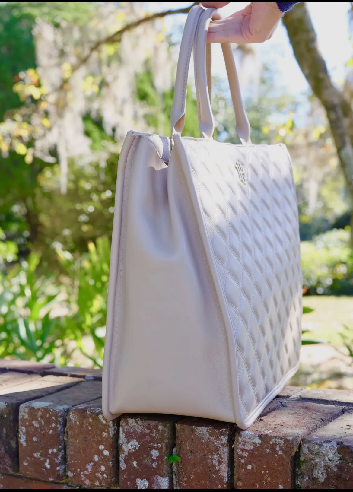 Niall Tote Nude Quilted Dq