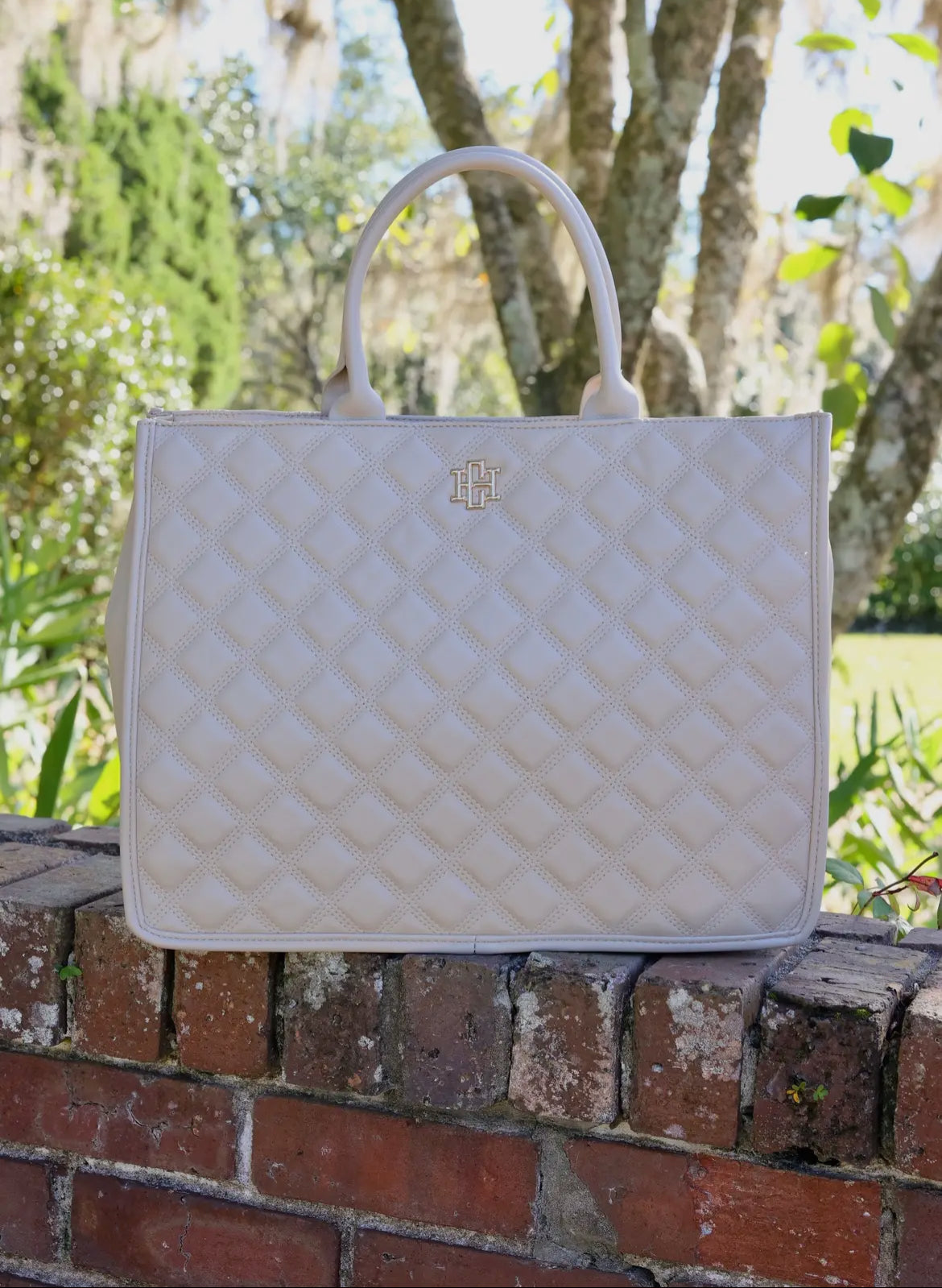 Niall Tote Nude Quilted Dq
