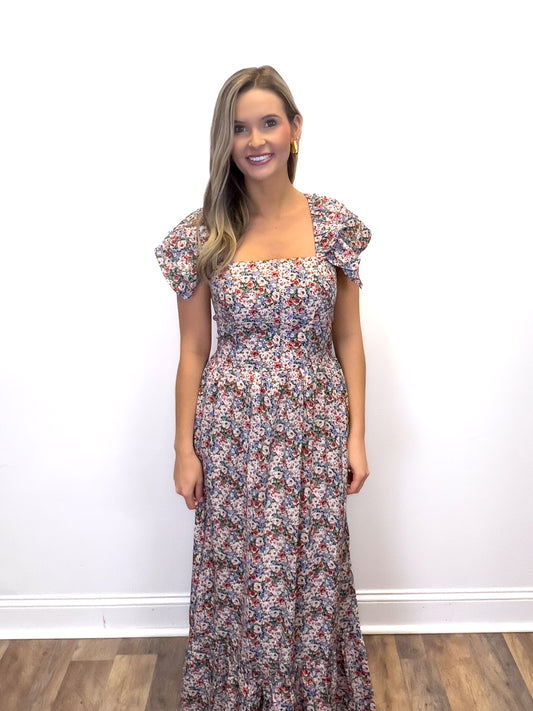 Floral Ruffle Maxi