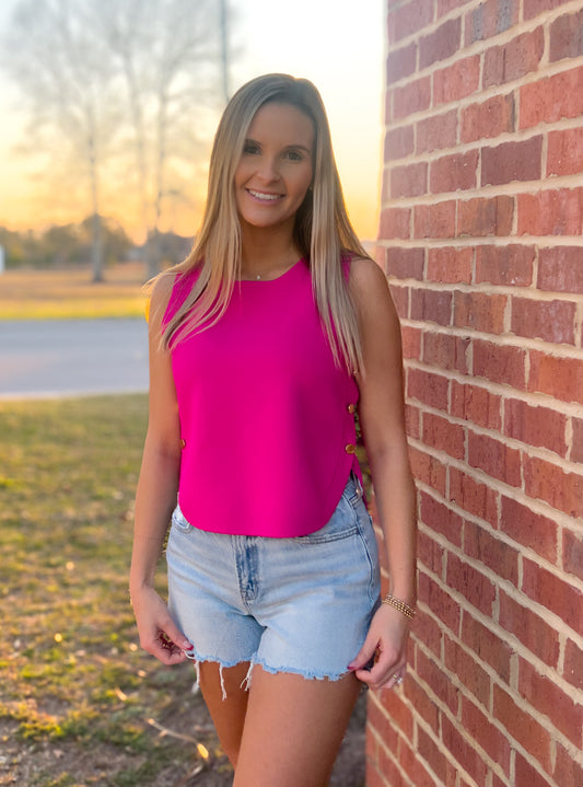 High Rise Distressed Shorts