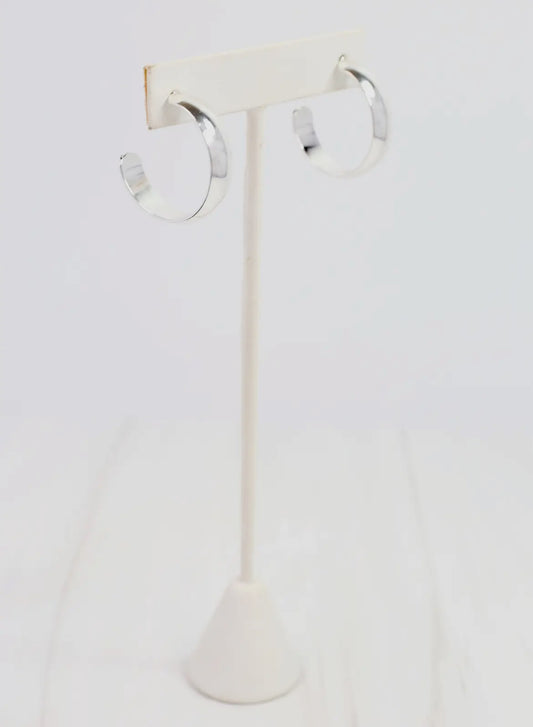 Grimm Hoop Earring Silver
