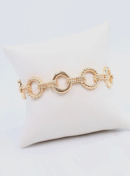 Lexi Link Bracelet Gold