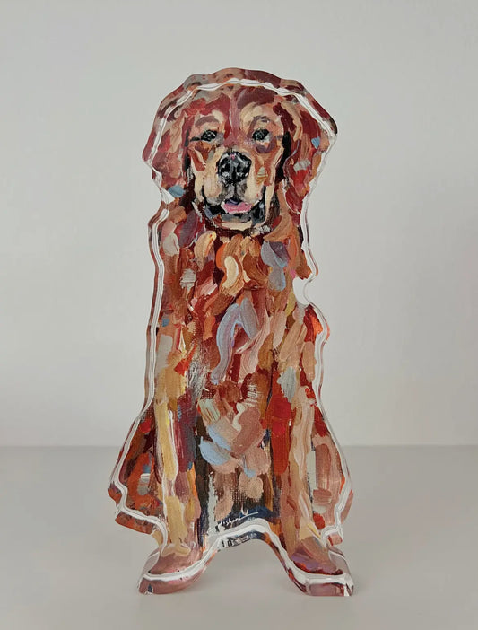 Golden Retriever Red Acrylic Small